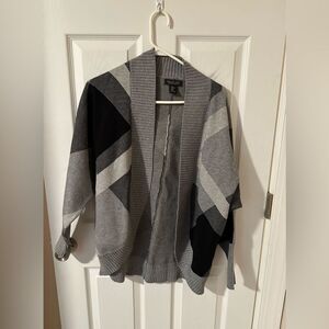 Rachel Zoe Gray Cardigan Sweater -XS Shawl Style